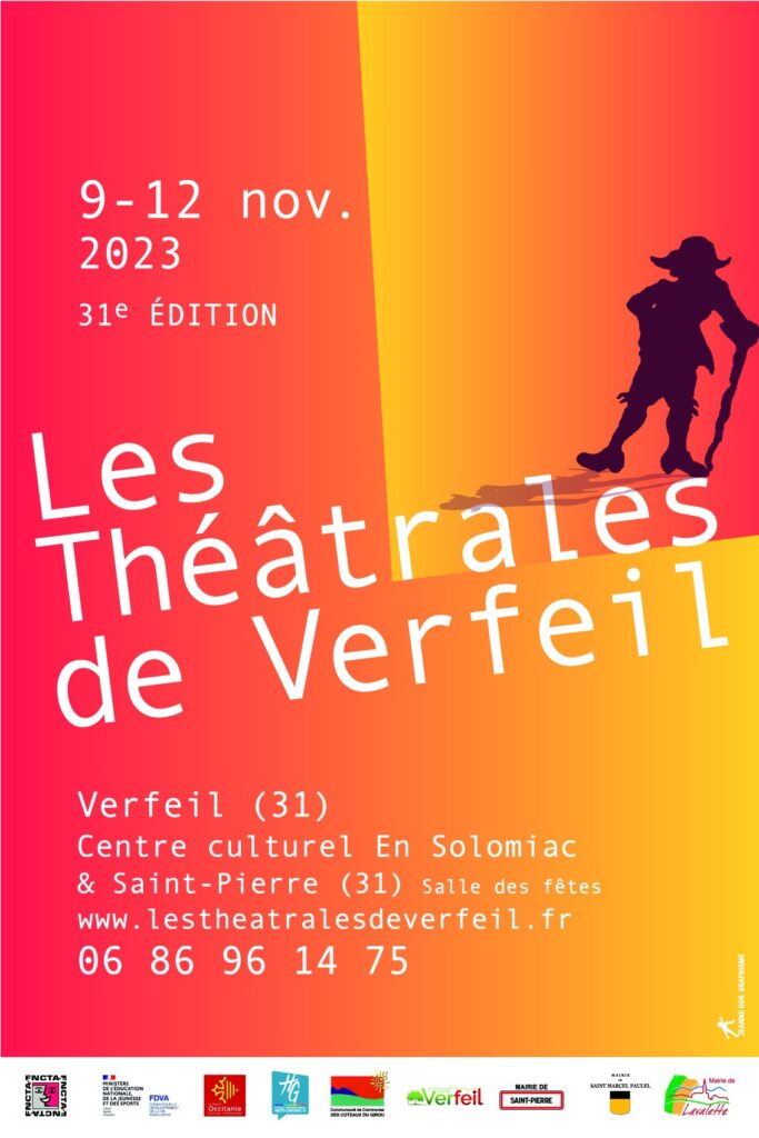 Affiche du festival Les théâtrales de Verfeil