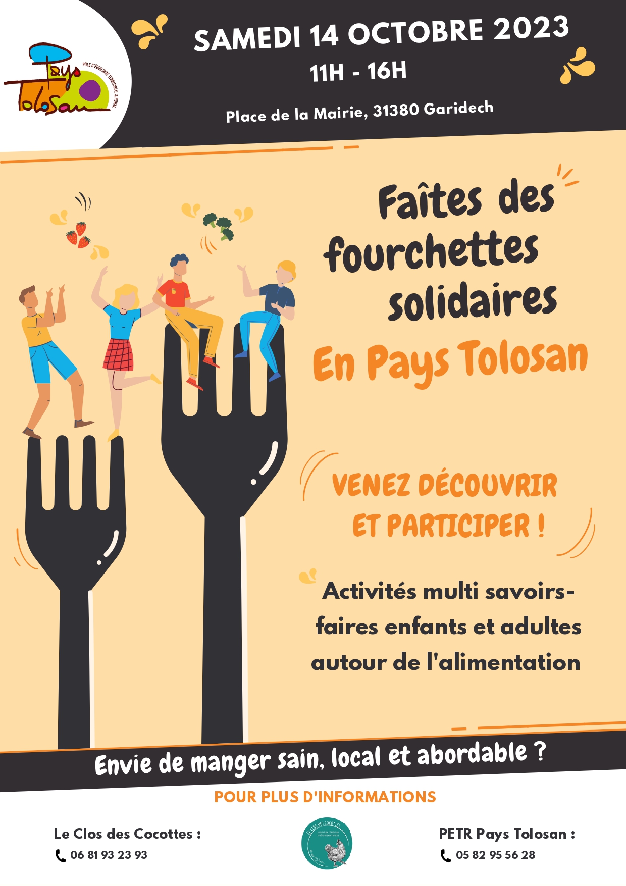 fourchettes solidaires Garidech