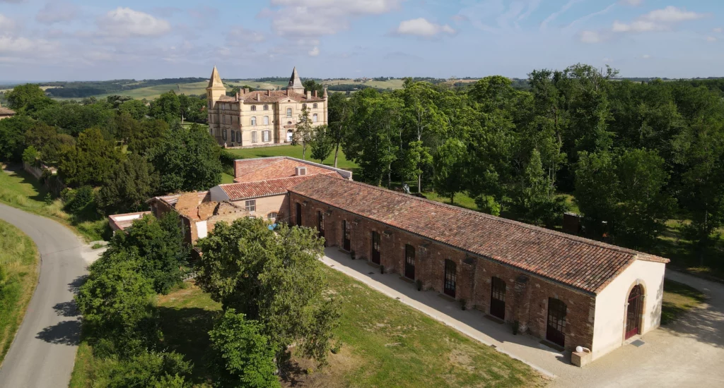 Domaine de Bonrepos vue du ciel