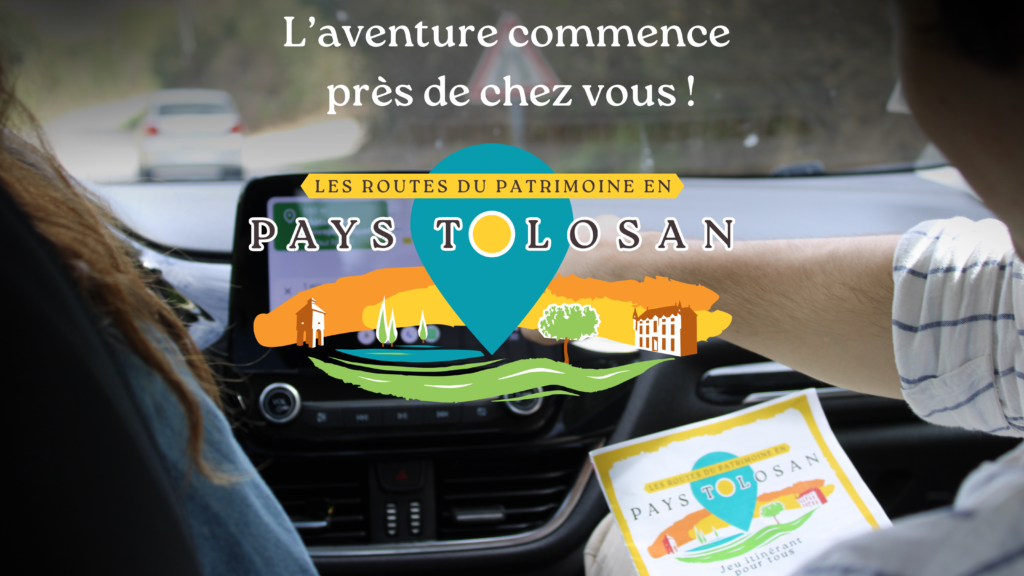 illustration du nouveau jeu "les routes du patrimoine en Pays Tolosan"