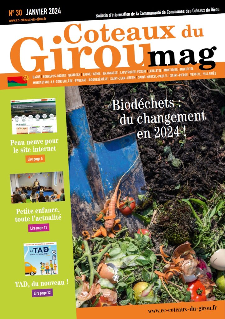 Couverture du bulletin Coteaux du Girou Mag 30