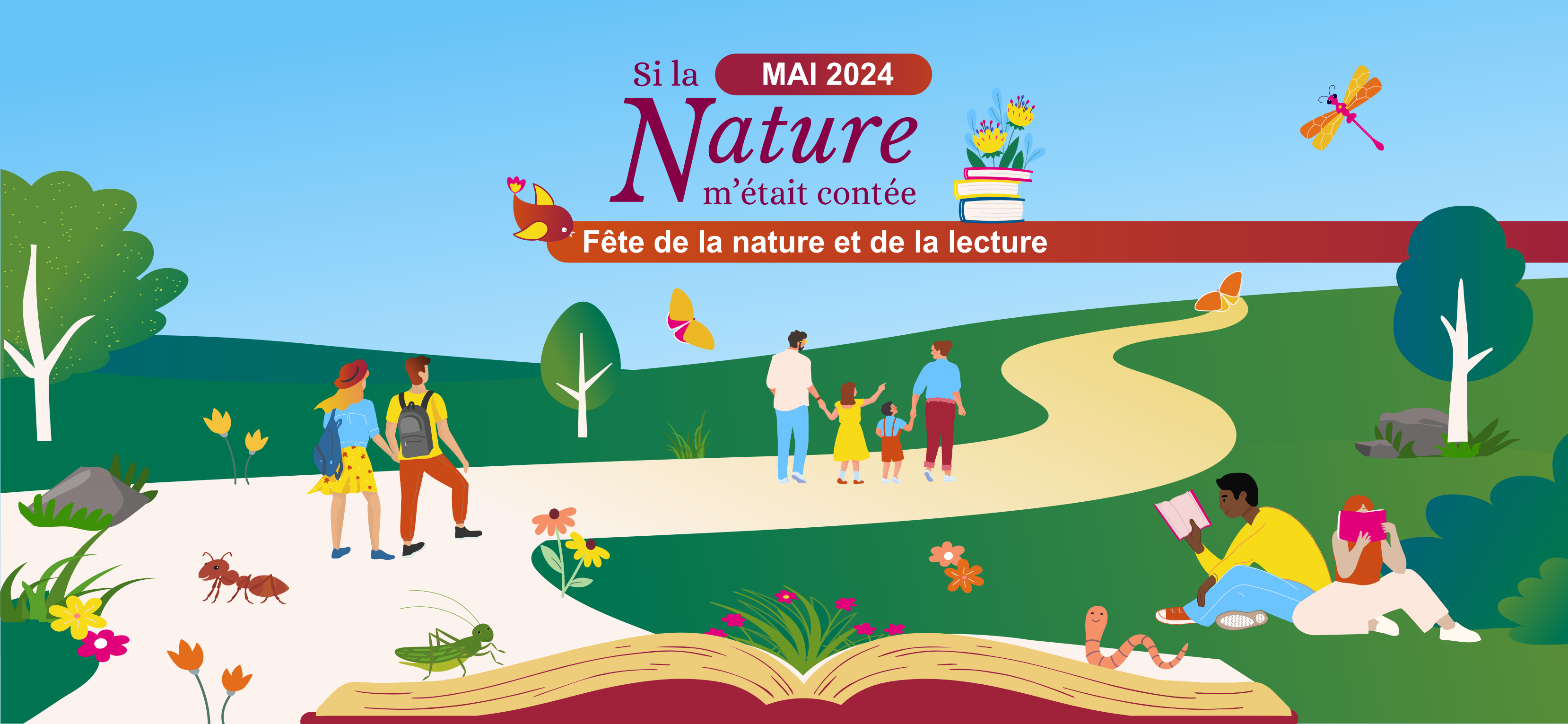 Illustration de Questionnaire de satisfaction – Fête de la Nature et de la Lecture 2024