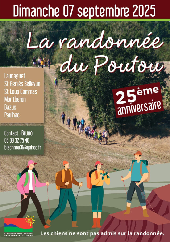 Illustration événement La Randonnée du Poutou – 25ème anniversaire