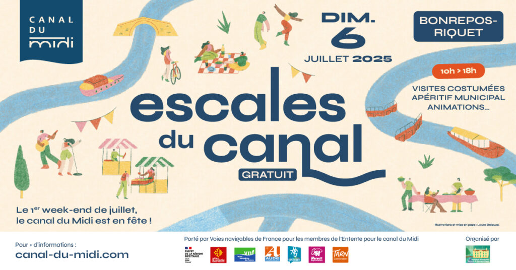 Illustration événement Escales du Canal du Midi au Château de Pierre-Paul Riquet