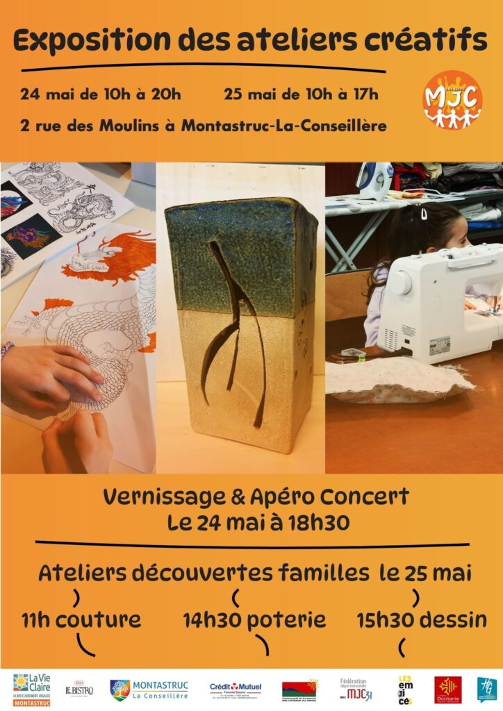 Illustration événement l’Exposition des Ateliers créatifs