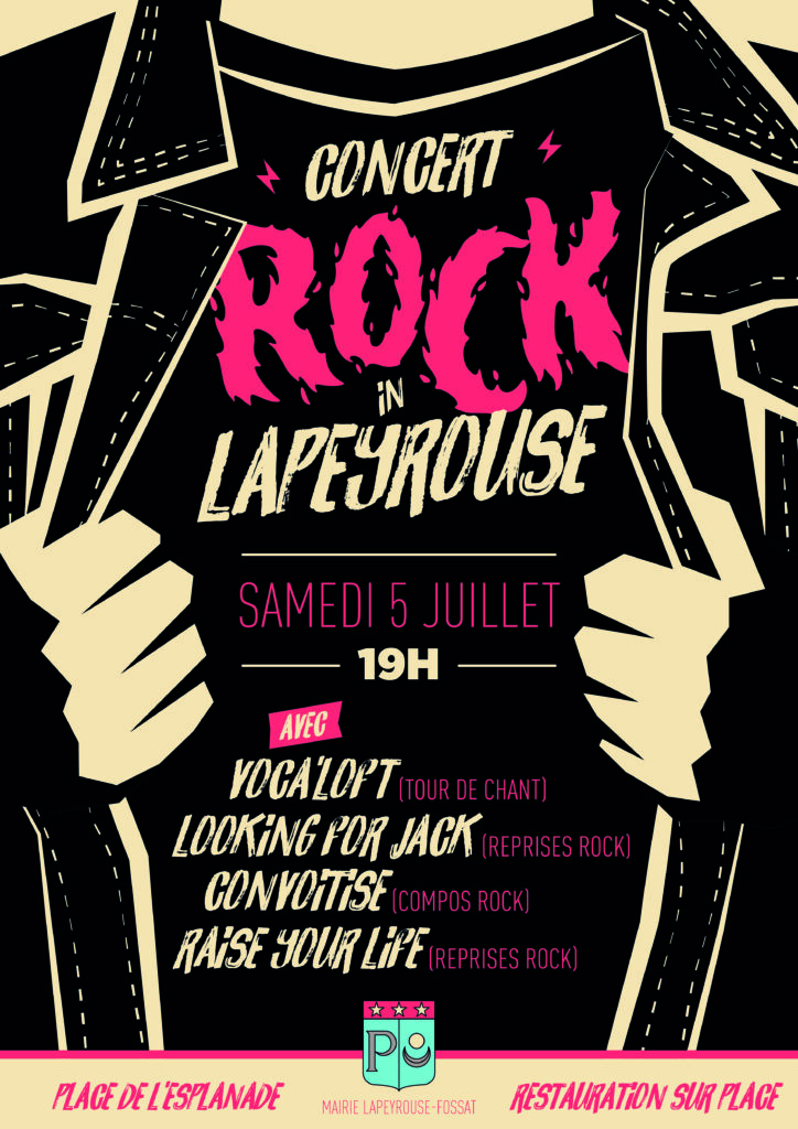 Illustration événement Concert Rock à Lapeyrouse
