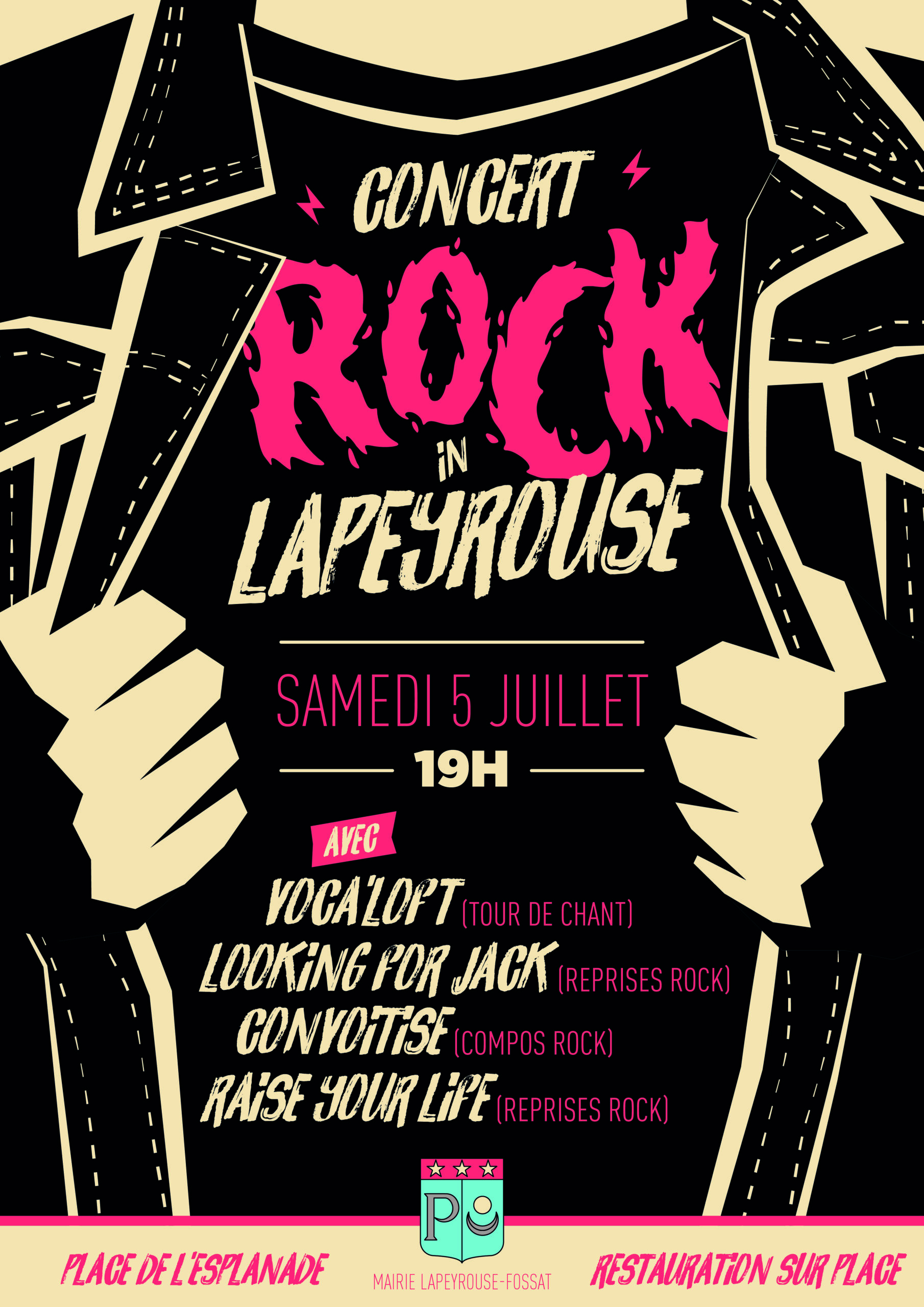 Illustration événement Concert Rock à Lapeyrouse