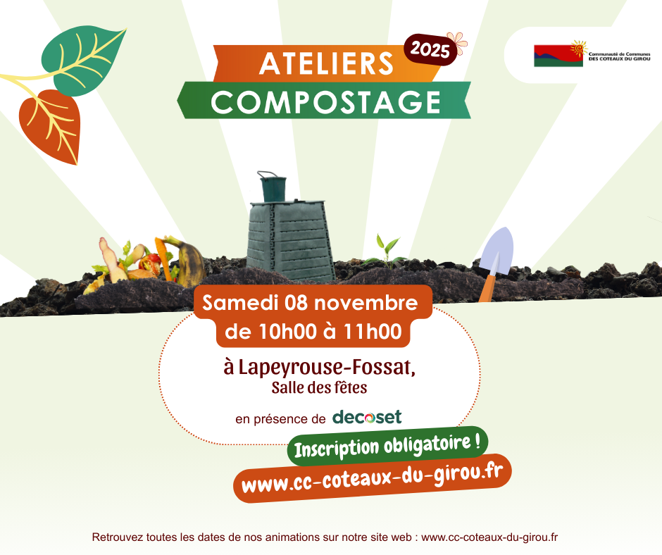 atelier compostage du 08-22-2025 à Lapeyrouse-Fossat