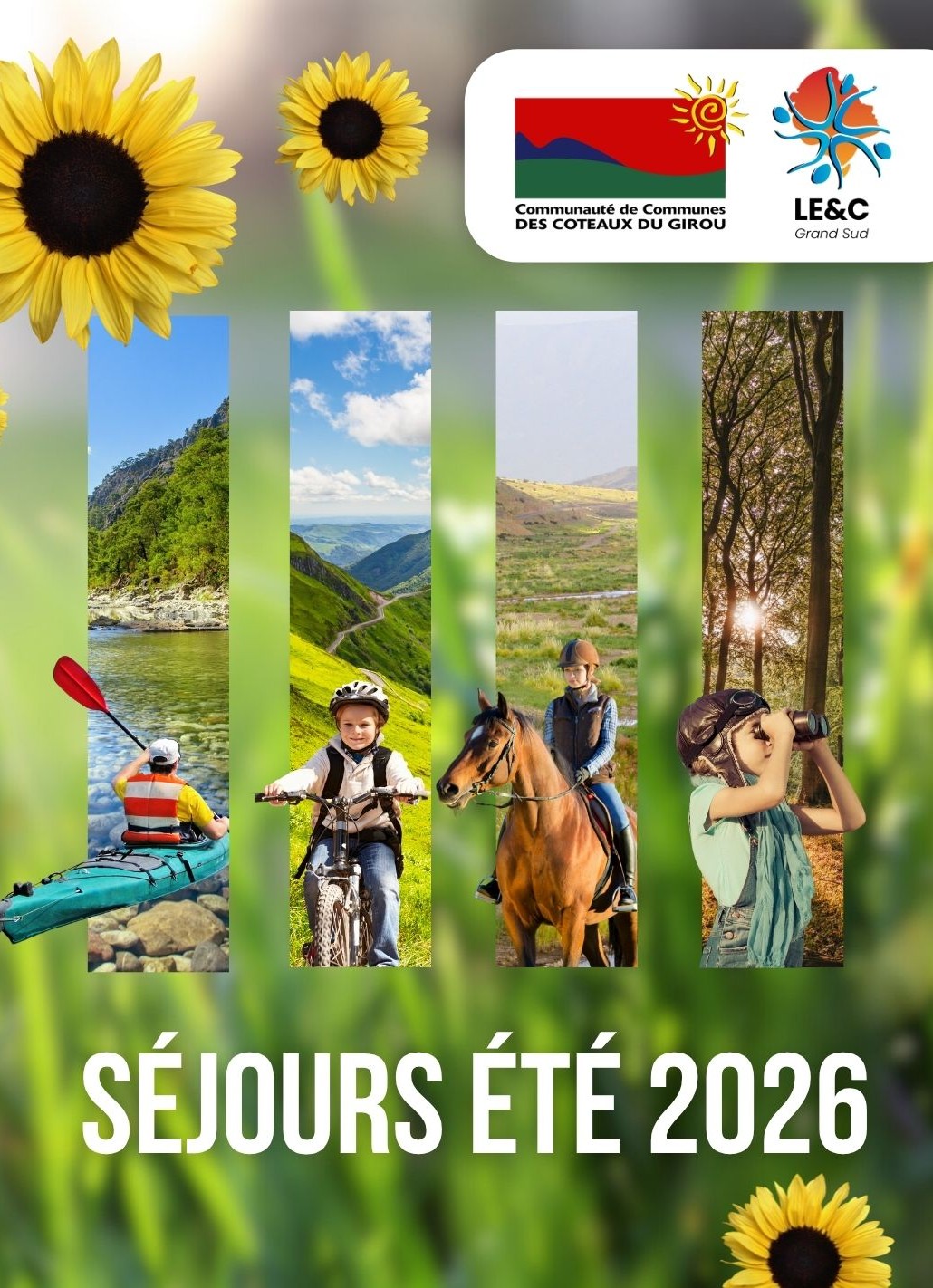 Couverture du programme des séjours été 2026 proposés par les centres de loisirs