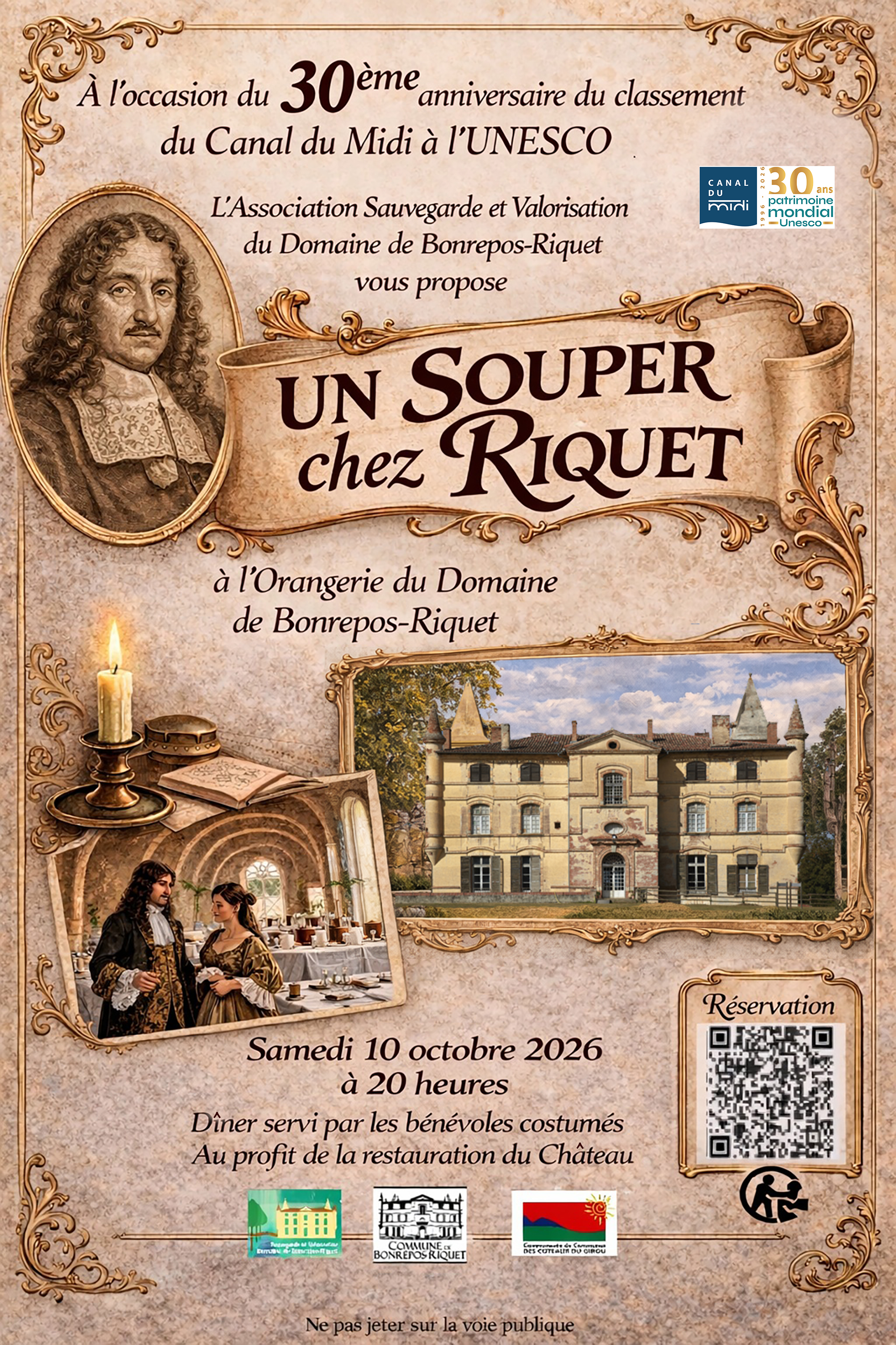 Affiche du souper de Riquet