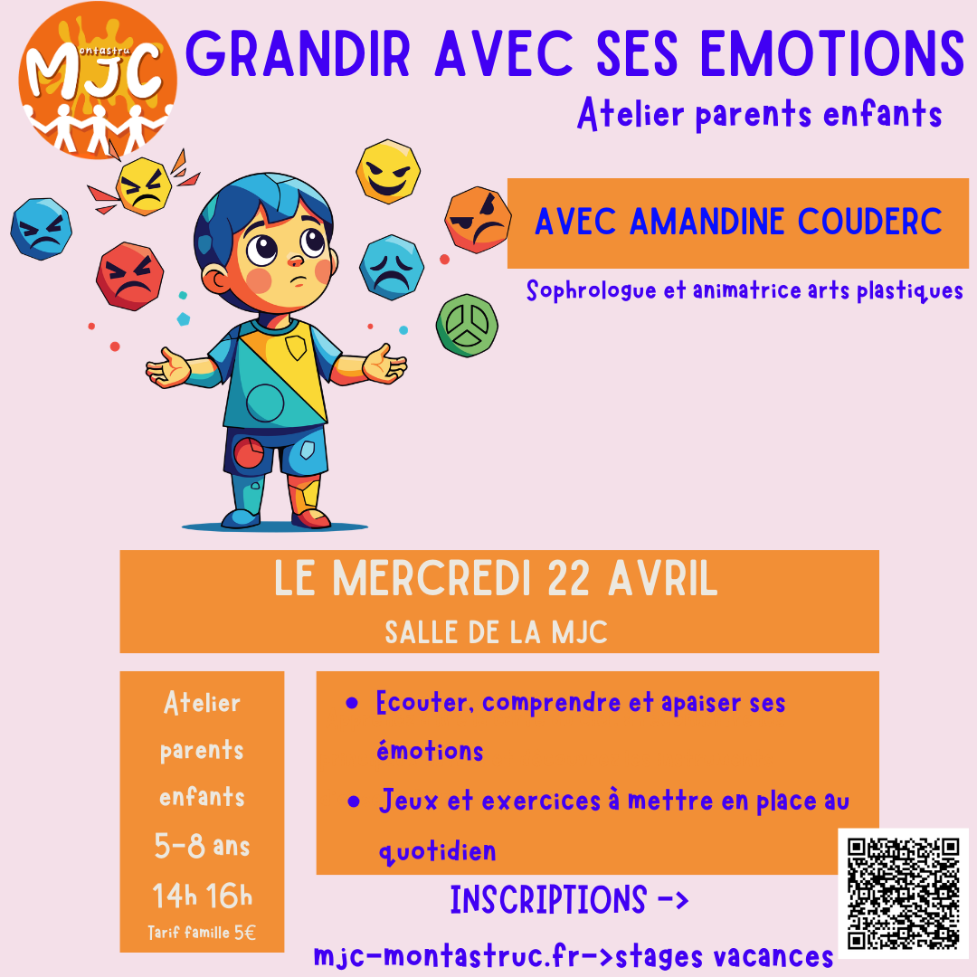 affiche des ateliers sophrologie d'avril 2026, de l'association bidulechouette, à Montastruc