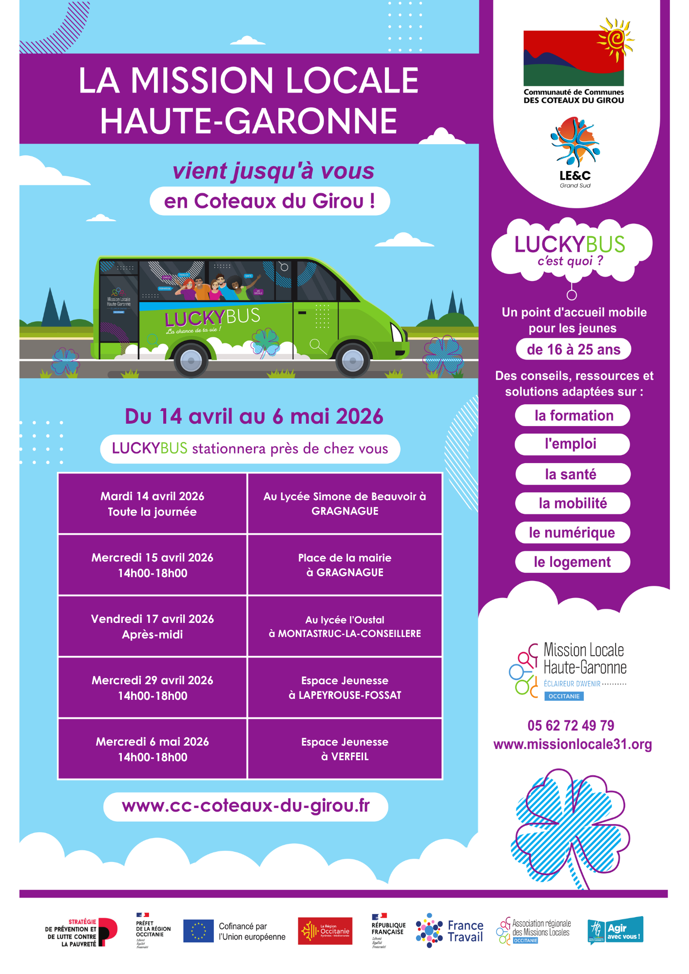affiche luckybus 2026