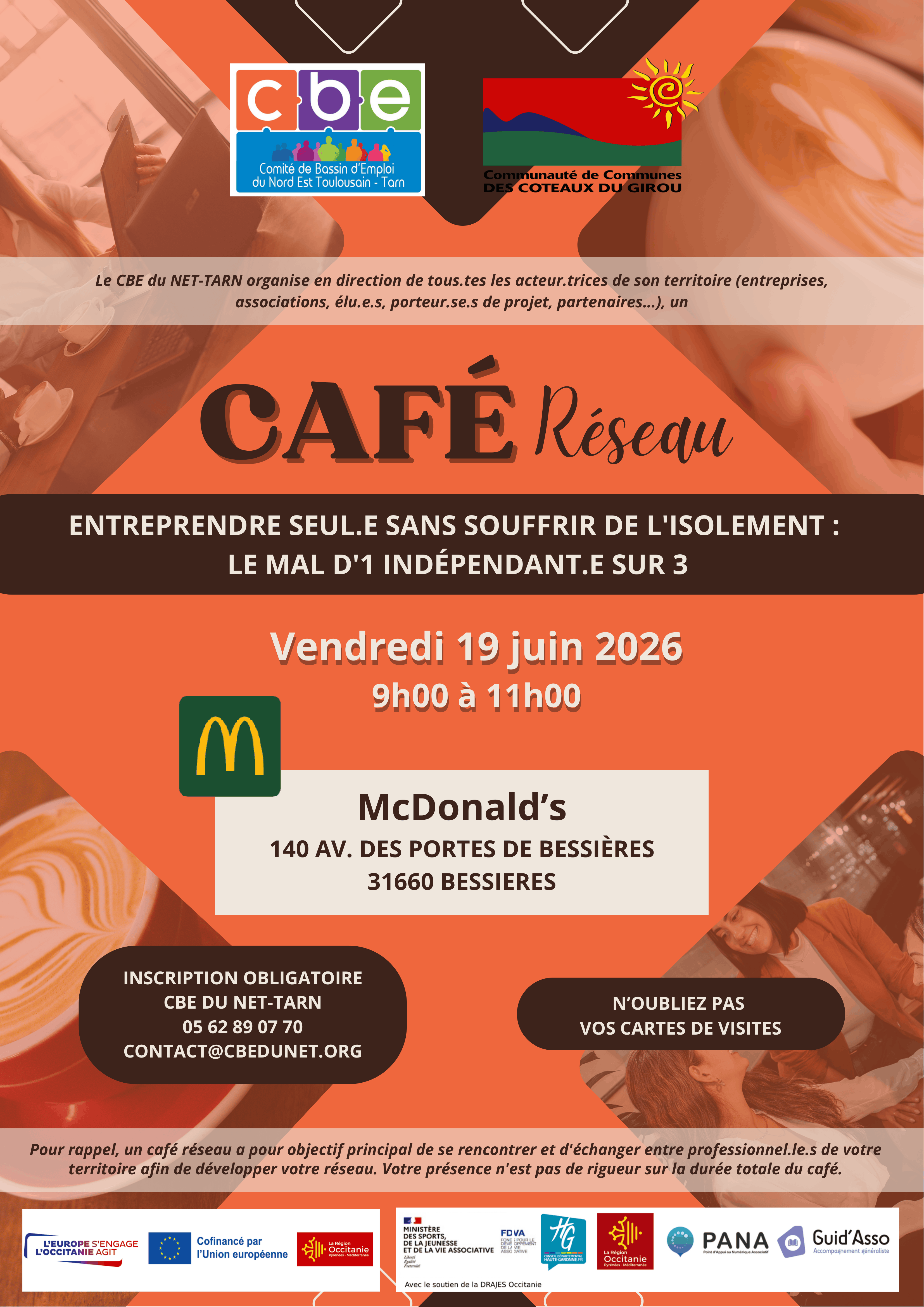 Affiche café réseau