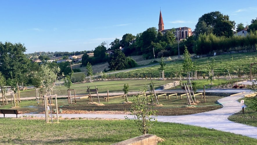 Photo du parc de Saint-Jean-Lherm.