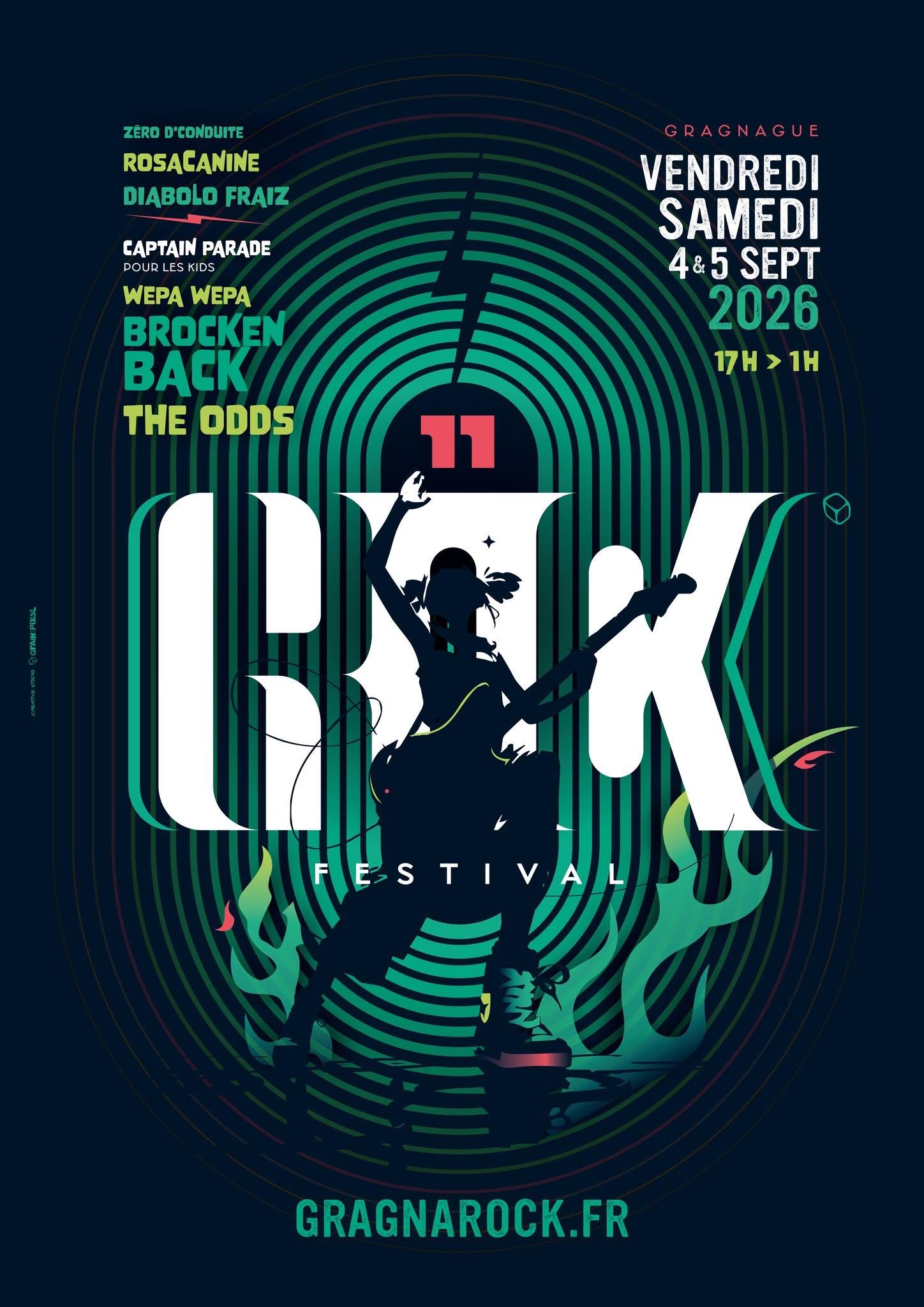 Illustration événement Festival Gragnarock