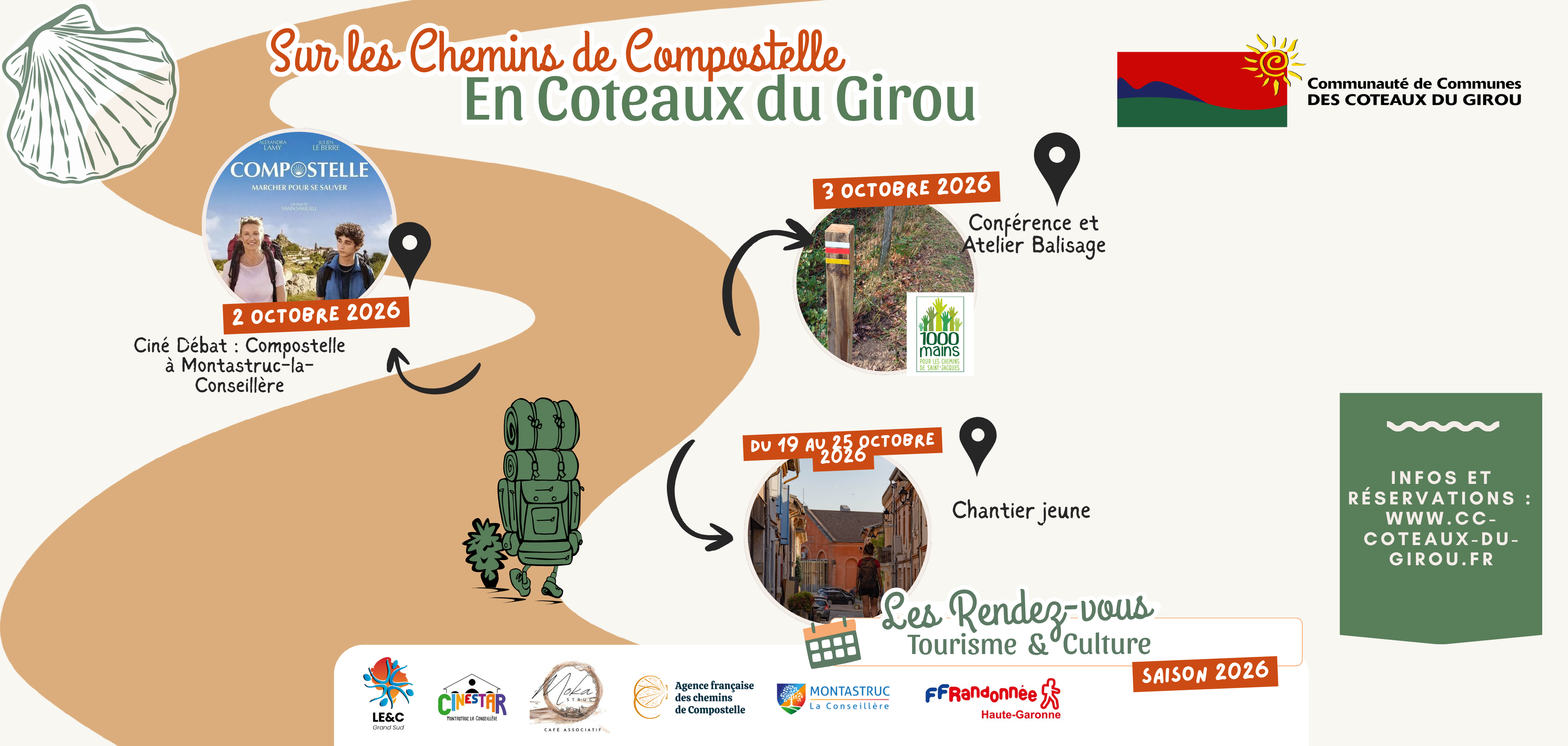 Illustration de Inscriptions atelier : Ensemble, Balisons le chemin