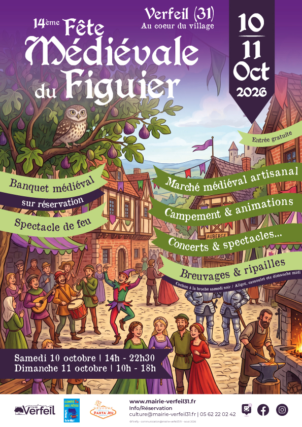 Illustration événement 14ème Fête Médiévale du Figuier à Verfeil