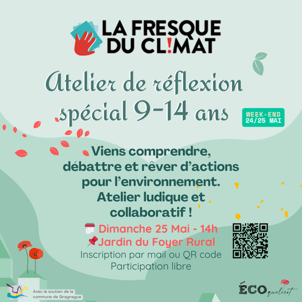 Illustration événement Atelier Fresque du Climat 9-14 ans [Pensons la Nature]